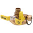 3/4" Sweat High Velocity Full Port Forged Brass Uni-Flange Isolator Flange w/ Multi-Function Drain and Rotating Flange