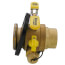 2" Sweat Full Port Forged Brass Uni-Flange Isolator Flange w/ Detachable Rotating Flange & Drain