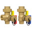 3/4" FIP Union x Sweat E-X-P Ultra-Compact Tankless Water Heater Service Valve Kit