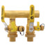 1-1/4" Sweat Run x 1" Hydro-Core Double Ball Drain Manifold w/ (2) 1" Sweat Union Connections