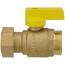 1" G1 Union × G1 Thread Isolation Brass Ball Valve (LF)
