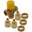 1/2" PEX Crimp Brass Thermostatic Mixing Valve w/ Check Valve (Lead Free)