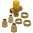 3/4" PEX Crimp Brass Thermostatic Mixing Valve w/ Check Valve (Lead Free)