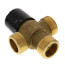 1" Female NPT Thermostatic Mixing Valve w/ Check Valve, For High Temp (Lead Free)