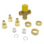 1/2" Expansion PEX Brass Thermostatic Mixing Valve w/ Check Valve, For Low Temp (Lead Free)
