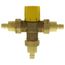 1/2" Expansion PEX Brass Thermostatic Mixing Valve w/ Check Valve, For Low Temp (Lead Free)