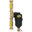 1" Female Threaded Brass Magnetic Boiler Filter with Isolation Valves