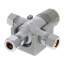 3/8" Compression Chrome Plated Brass Thermostatic Mixing Valve w/ Check (Lead Free)