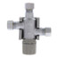 3/8" Compression Chrome Plated Brass Thermostatic Mixing Valve w/ Check (Lead Free)