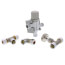 3/8" Compression BY-PASS Thermostatic Mixing Valve w/ Check & Gauge