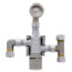 3/8" Compression BY-PASS Thermostatic Mixing Valve w/ Check & Gauge