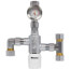 3/8" Compression Chrome Plated Thermostatic Mixing Valve w/ Check Valve, Fittings, and Gauge (Lead Free)
