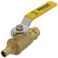 1/2" PEX Crimp x Copper Press Full Port Brass Ball Valve, Lead Free