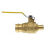 1" PEX Crimp x Copper Press Full Port Brass Ball Valve, (Lead Free)