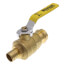 1" PEX Crimp x Copper Press Full Port Brass Ball Valve, (Lead Free)