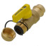 3/4" Press x 3/4" Hose Pro-Pal Add-A-Drain Full Port DZR Brass Ball Valve w/ Cap