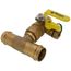 1" x 1-1/4" Press T-Union Full Port Ball Drain Valve (Lead Free)