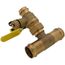 1" x 1-1/4" Press T-Union Full Port Ball Drain Valve (Lead Free)