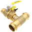 1-1/4" x 1-1/2" Press T-Union Full Port Ball Drain Valve (Lead Free)