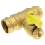 1-1/4" Pro-Pal Press Full Port T-Drain Ball Valve w/ Hi-Flow Hose Drain (Lead Free)
