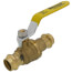 1/2" Press Pro-Pal Ball Check Forged DZR Brass Valve w/ Integrated Spring Check Valve (Lead Free)