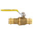 3/4" Press Pro-Pal Ball Check Forged DZR Brass Valve w/ Integrated Spring Check Valve (Lead Free)