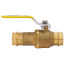 1-1/4" Press Pro-Pal Ball Check Forged DZR Brass Valve w/ Integrated Spring Check Valve (Lead Free)