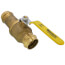 1-1/2" Press Pro-Pal Ball Check Forged DZR Brass Valve w/ Integrated Spring Check Valve (Lead Free)