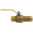 1-1/2" Press Pro-Pal Ball Check Forged DZR Brass Valve w/ Integrated Spring Check Valve (Lead Free)