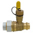 3/4" FIP Union x Press Pro-Pal Dielectric Union Ball Drain Valve (Lead Free)