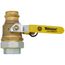 1-1/2" FIP Union x Press Pro-Pal Dielectric Union Ball Drain Valve (Lead Free)