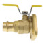 3/4" Press Full Port Forged Brass Uni-Flange Isolator Flange w/ Rotating Flange (Lead Free)