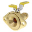 3/4" Press Full Port Forged Brass Uni-Flange Isolator Flange w/ Rotating Flange (Lead Free)