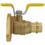 3/4" Press High Velocity Full Port Forged Brass Uni-Flange Isolator Flange w/ Rotating Flange (Lead Free)