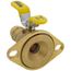 3/4" Press High Velocity Full Port Forged Brass Uni-Flange Isolator Flange w/ Rotating Flange (Lead Free)