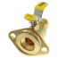 1" Press Full Port Forged Brass Uni-Flange Isolator Flange w/ Rotating Flange (Lead Free)