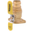 1-1/4" Press Full Port Forged Brass Uni-Flange Isolator Flange w/ Rotating Flange