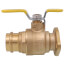 1-1/2" Press Full Port Forged Brass Uni-Flange Isolator Flange w/ Rotating Flange