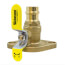1-1/2" Press High Velocity Full Port Forged Brass Uni-Flange Isolator Flange w/ Rotating Flange (Lead Free)