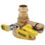 3/4" Press High Velocity Full Port Brass Uni-Flange Isolator Flange w/ Multi-Function Drain & Rotating Flange (LF)