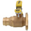 1" Press Full Port Forged Brass Uni-Flange Isolator Flange w/ Multi-Function Drain & Rotating Flange