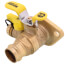 1" Press Full Port Forged Brass Uni-Flange Isolator Flange w/ Multi-Function Drain & Rotating Flange (Lead Free)