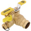 1-1/4" Press Full Port Brass Uni-Flange Isolator Flange w/ Multi-Function Drain & Rotating Flange (Lead Free)