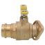 2" Press High Velocity Full Port Brass Uni-Flange Isolator Flange w/ Multi-Function Drain & Rotating Flange (LF)