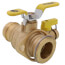 1-1/2" Press Full Port Forged Brass Uni-Flange Isolator Flange w/ Multi-Function Drain & Rotating Flange