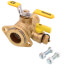 1-1/2" Press Full Port Brass Uni-Flange Isolator Flange w/ Multi-Function Drain & Rotating Flange (Lead Free)