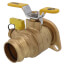 1-1/2" Press High Velocity Brass Uni-Flange Isolator Flange w/ Multi-Function Drain & Rotating Flange (LF)