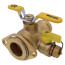 1-1/2" Press High Velocity Brass Uni-Flange Isolator Flange w/ Multi-Function Drain & Rotating Flange (LF)