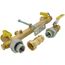 3/4" FIP Union x Press Pro-Pal Water Heater Valve Kit (w/ Dielectric Expansion Tank Service Valve, Ball Valve)