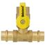 1/2" FIP x Press Full Port T-Valve (LF)